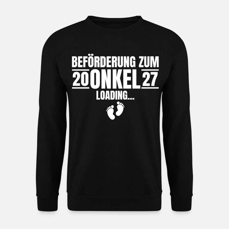Beförderung zum Onkel 2027 Loading - Unisex Pullover - Schwarz