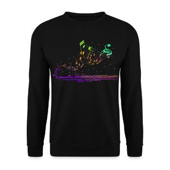 Fosse, section de percussions de marimbistes - Sweat-shirt Unisexe - noir - Devant - Alina (178cm) & Michal (187cm)