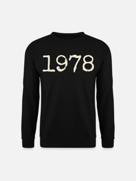 1978 Birthday Gift - Awesome since 1978 - Unisex Sweatshirt - black
