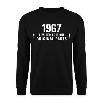 Vintage 1967 - Unisex Sweatshirt - black - Front - Alina (178cm) & Michal (187cm)