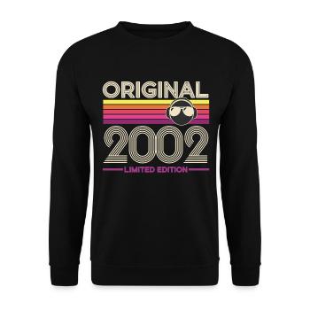 Original 2002 Édition Vintage - Sweat-shirt Unisexe - noir - Devant - Alina (178cm) & Michal (187cm)