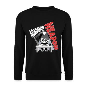 Student Academic Weapon Revisions Manga - Unisex Sweatshirt - black - Front - Alina (178cm) & Michal (187cm)