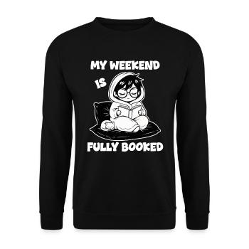 Lecteur Livre Fully Booked Manga - Sweat-shirt Unisexe - noir - Devant - Alina (178cm) & Michal (187cm)