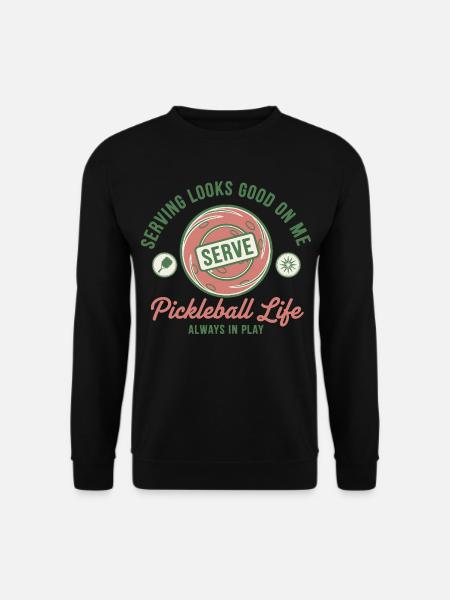 Pickleball Divertente Giocatore Adora il campo da pickleball - Felpa unisex - nero