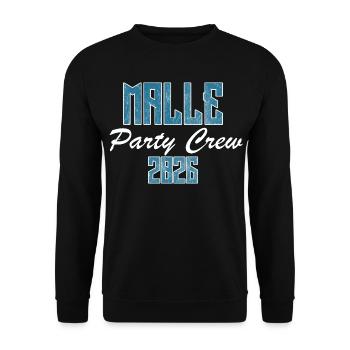 Mallorca, Party Crew - Unisex Sweatshirt - black - Front - Alina (178cm) & Michal (187cm)