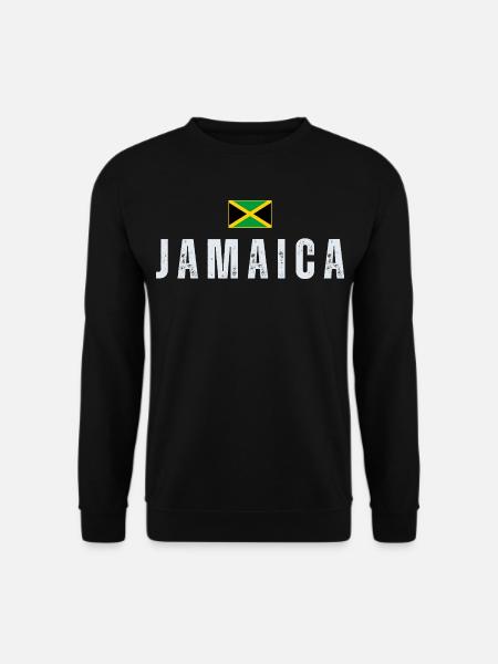 Jamaican flag, Jamaican patriot - Unisex Sweatshirt - black