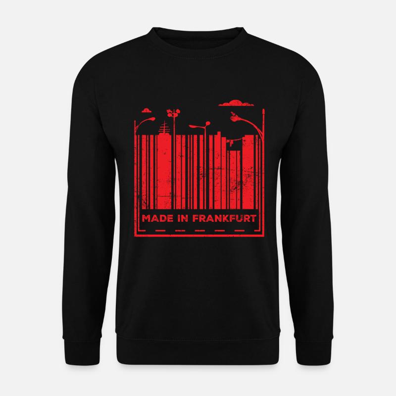 Made in Frankfurt - Unisex Pullover - Schwarz