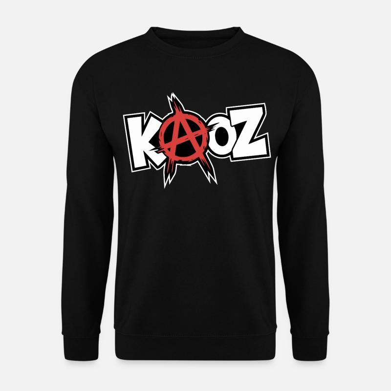 Kool KAOZ Anarchie Graffiti - Unisex Pullover - Schwarz