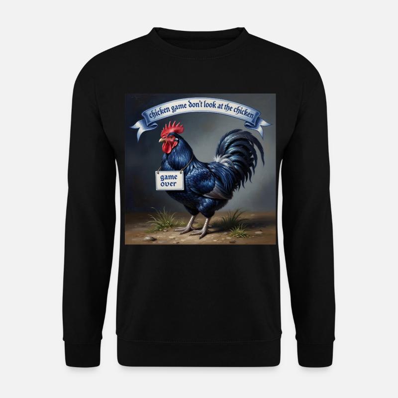 chicken Game - Unisex Pullover - Schwarz