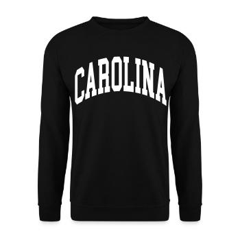 Carolina - Unisex Sweatshirt - black - Front - Alina (178cm) & Michal (187cm)