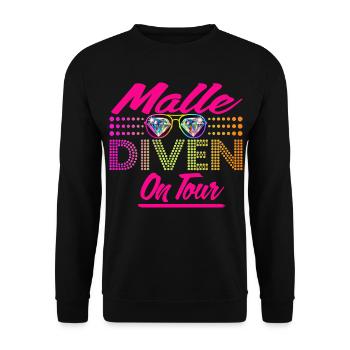 Mallorca, Tour,  Mädels - Unisex Pullover - Schwarz - Vorne - Alina (178cm) & Michal (187cm)