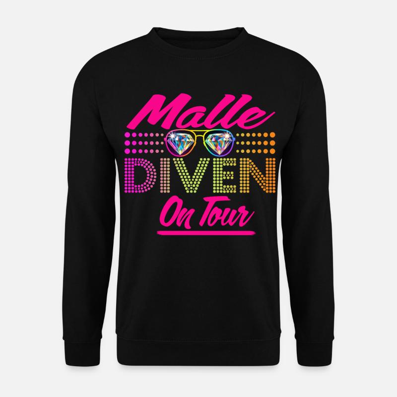 Mallorca, Tour,  Mädels - Unisex Pullover - Schwarz