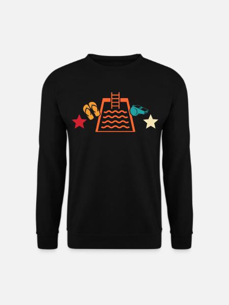 Lifeguards Love Lifeguard Swimmers - Unisex Sweatshirt - black
