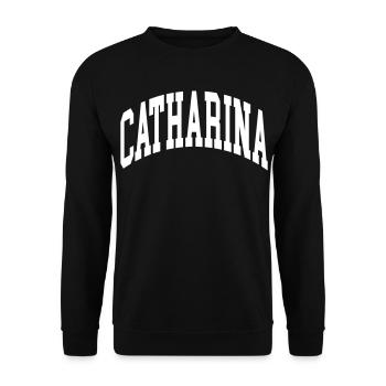 Catherine - Sweat-shirt Unisexe - noir - Devant - Alina (178cm) & Michal (187cm)