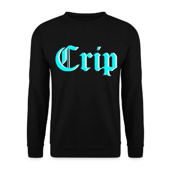 Crip - Unisex Sweatshirt - black - Front - Alina (178cm) & Michal (187cm)