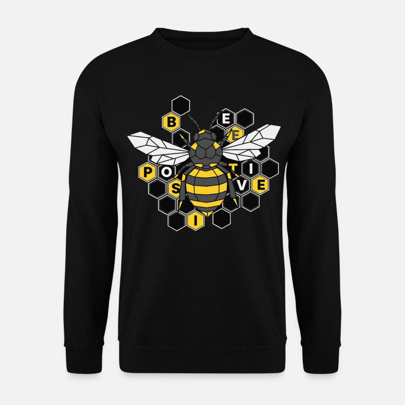 Bee Positive Bee Beekeeper - Unisex Sweatshirt - black