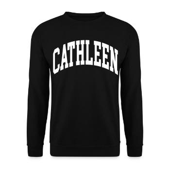 Cathleen - Unisex Pullover - Schwarz - Vorne - Alina (178cm) & Michal (187cm)
