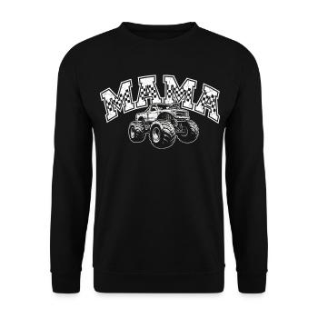 Monster Truck Mom Cool Mom Design Tout-terrain - Sweat-shirt Unisexe - noir - Devant - Alina (178cm) & Michal (187cm)