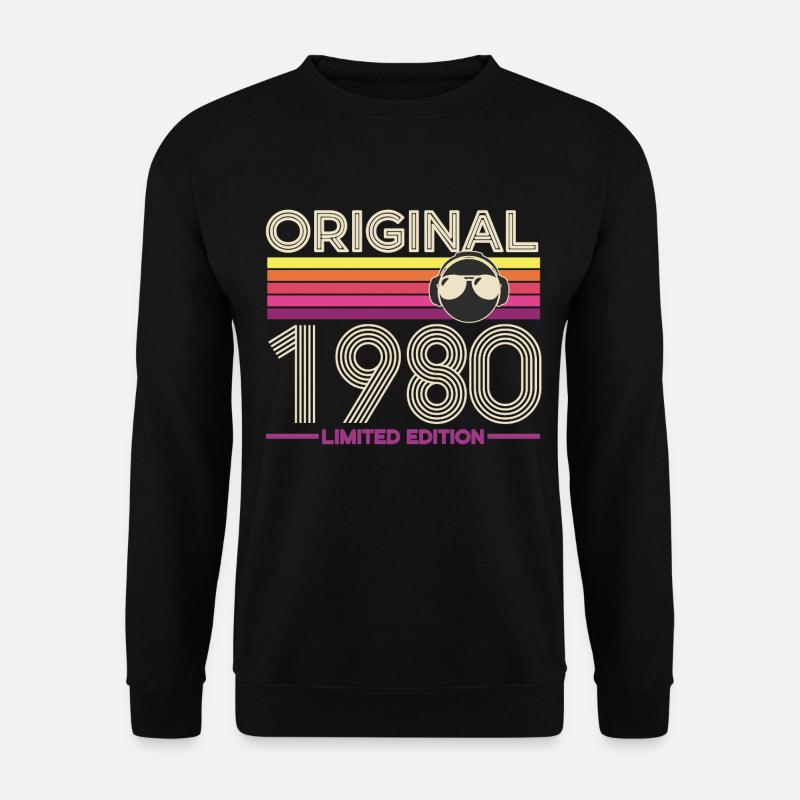 Original 1980 Limited Edition - Unisex Sweatshirt - black