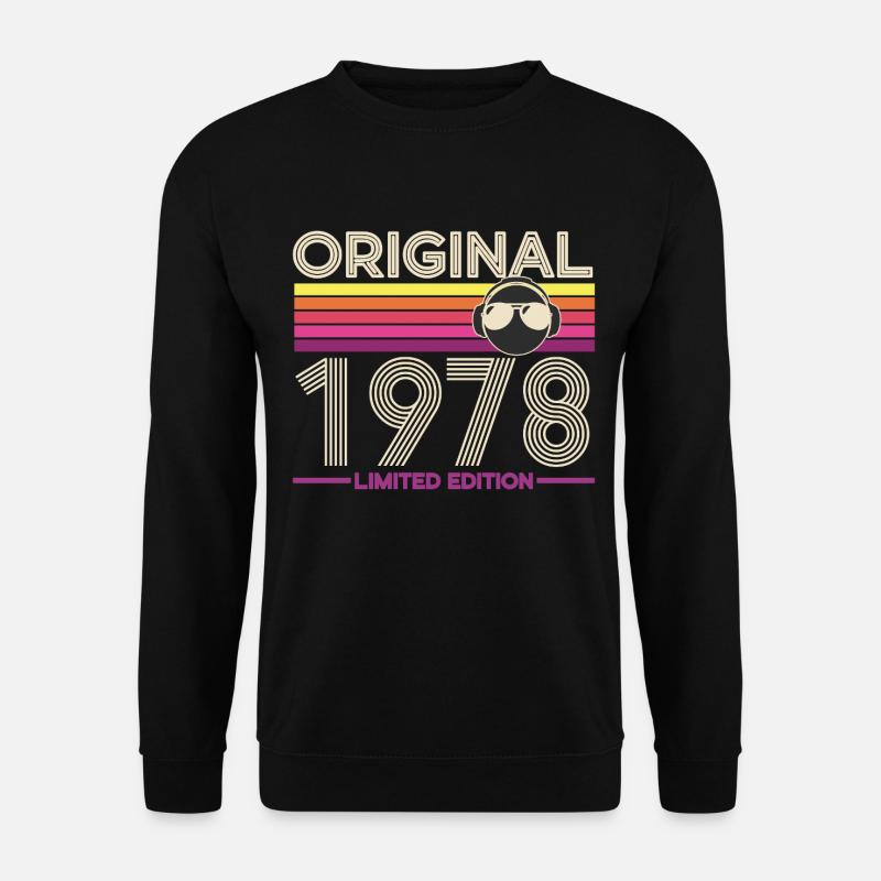 Original 1978 Retro Édition Limitée - Sweat-shirt Unisexe - noir
