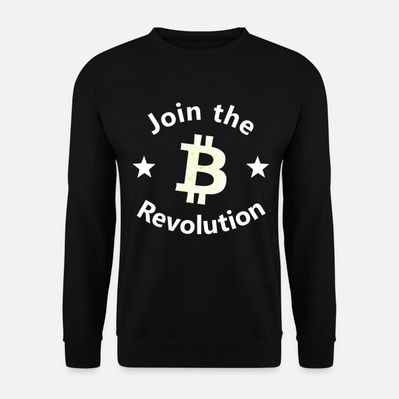Bitcoin Revolt Circle - Unisex Sweatshirt - black