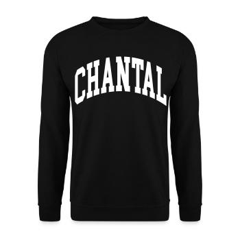 Chantal - Unisex Pullover - Schwarz - Vorne - Alina (178cm) & Michal (187cm)