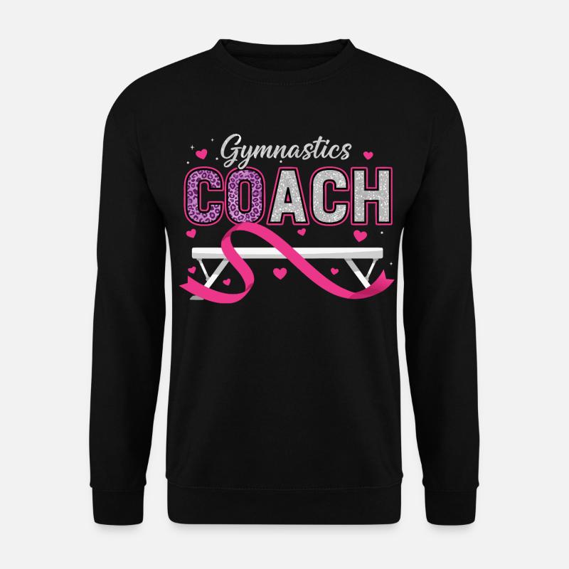 Gymnastik Trainerin Coach Turnen - Unisex Pullover - Schwarz