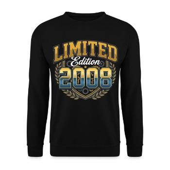 Édition limitée anniversaire 2008 - Sweat-shirt Unisexe - noir - Devant - Alina (178cm) & Michal (187cm)