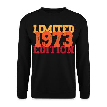 Millésime 1973 - Sweat-shirt Unisexe - noir - Devant - Alina (178cm) & Michal (187cm)
