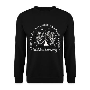 Hexen-Camp-Hexen-Sommercamp-Gruppe Matching - Unisex Pullover - Schwarz - Vorne - Alina (178cm) & Michal (187cm)