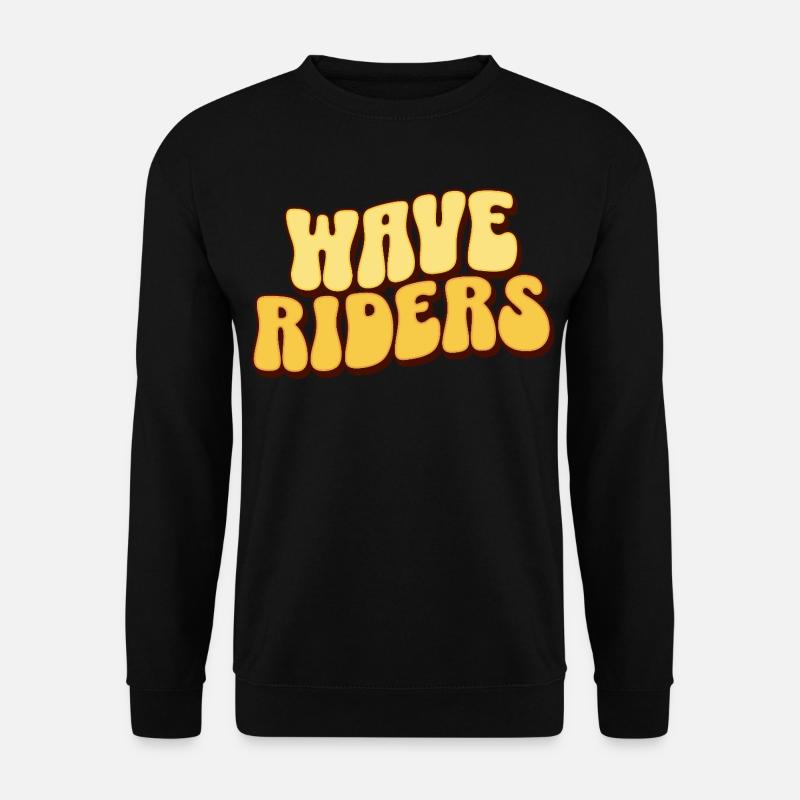 Surf Surfen Surfer - Unisex Pullover - Schwarz