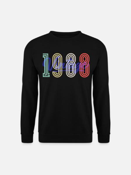 Millésime 1988 - Sweat-shirt Unisexe - noir