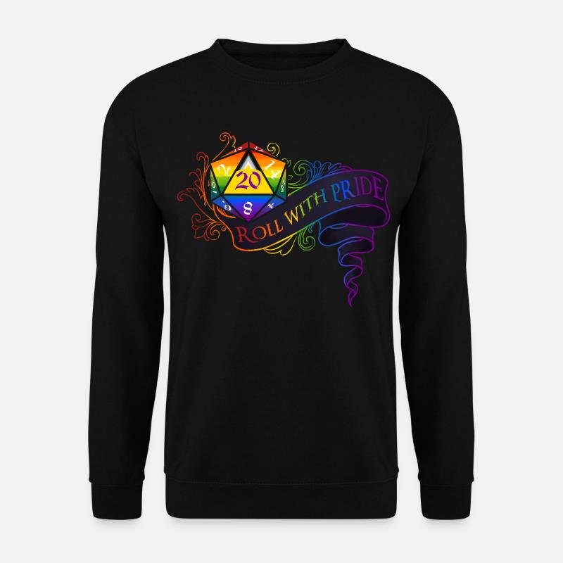 Roll with PRIDE again! - Unisex Sweatshirt - black