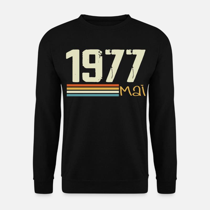 Mai 1977 - Unisex Pullover - Schwarz
