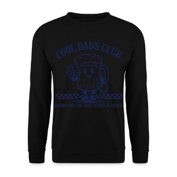 Chemise drôle de papa, blagues de papa et cadeau de bière - Sweat-shirt Unisexe - noir - Devant - Alina (178cm) & Michal (187cm)