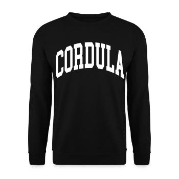 Cordula - Unisex Pullover - Schwarz - Vorne - Alina (178cm) & Michal (187cm)