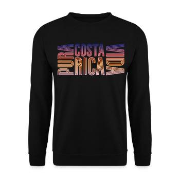 Costa Rica Pura Vida - Sweat-shirt Unisexe - noir - Devant - Alina (178cm) & Michal (187cm)