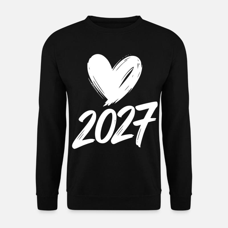2027 Herz - Unisex Pullover - Schwarz