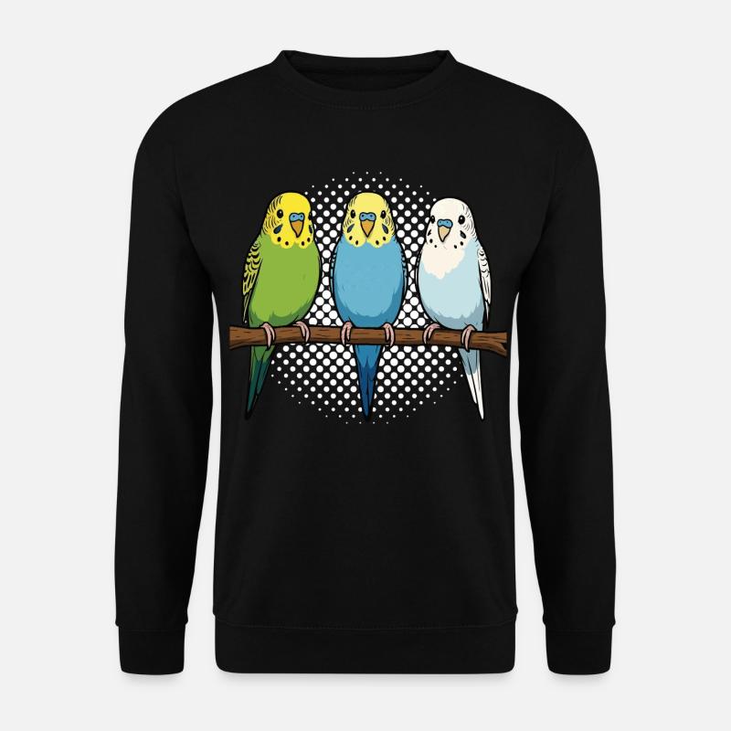 Budgerigars Budgie Owners Budgies - Unisex Sweatshirt - black