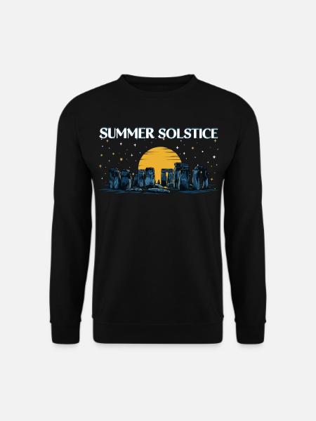 Litha Pagan Summer Solstice Midsummer Midsommar - Unisex Sweatshirt - black