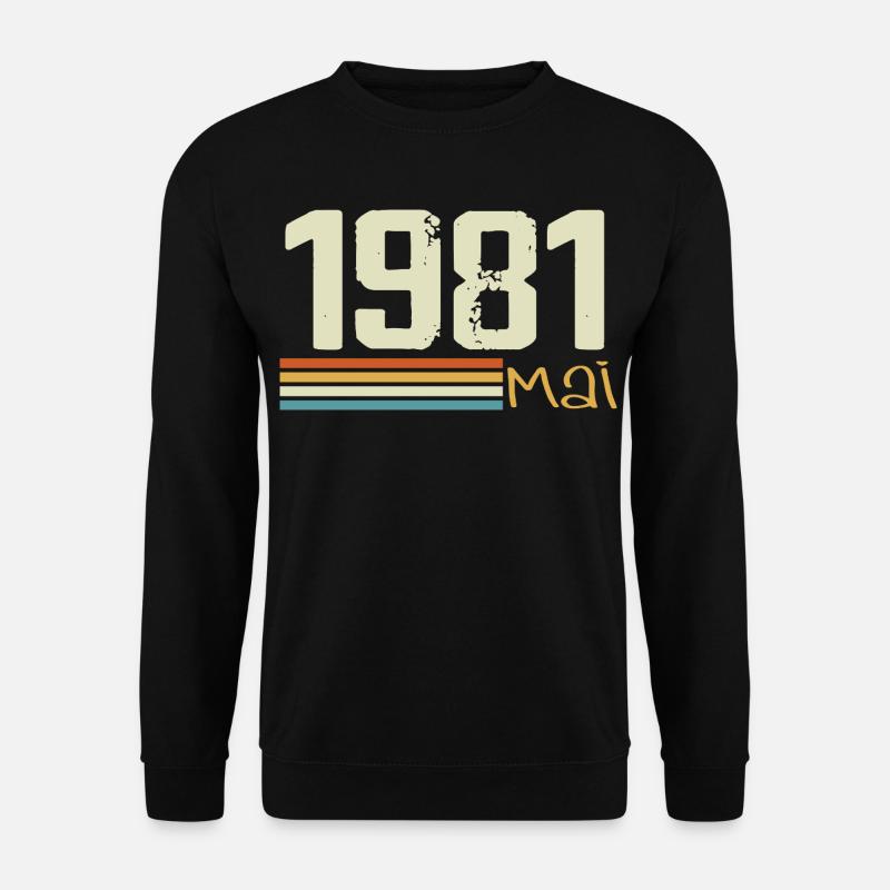 Mai 1981 - Unisex Pullover - Schwarz