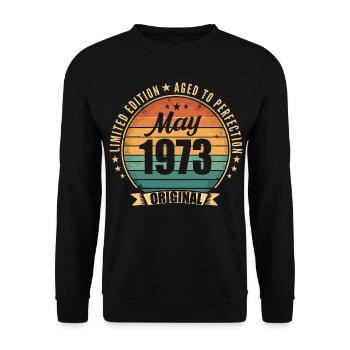 Légende de Mai 1973 Édition Limitée - Sweat-shirt Unisexe - noir - Devant - Alina (178cm) & Michal (187cm)