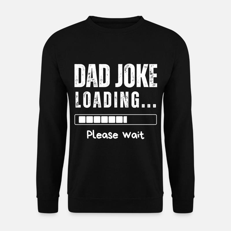 Papa-Witz - Unisex Pullover - Schwarz