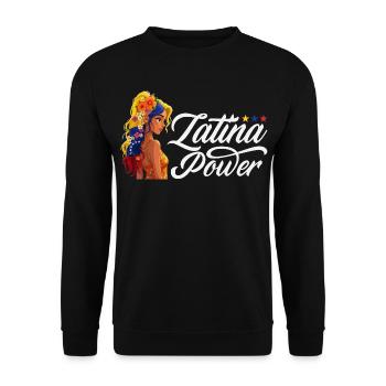 Venezuela Flag Pride & Home Venezuela - Unisex Sweatshirt - black - Front - Alina (178cm) & Michal (187cm)