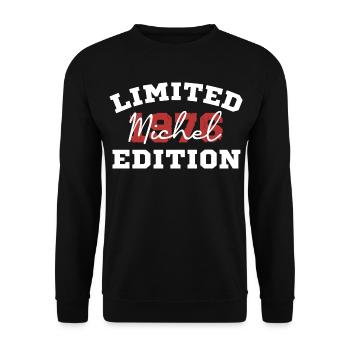 Limited Moch Edition Typography Tee - Unisex Sweatshirt - black - Front - Alina (178cm) & Michal (187cm)