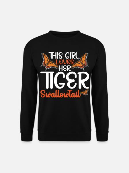  Tiger Swallowtail Lover Butterfly Insect Tiger - Unisex Sweatshirt - black