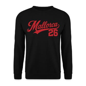 Mallorca 2026 Vintage Retro Edition - Unisex Sweatshirt - black - Front - Alina (178cm) & Michal (187cm)