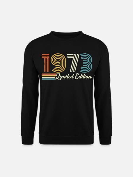 53rd birthday 1973 Born 1973 - Unisex Sweatshirt - black