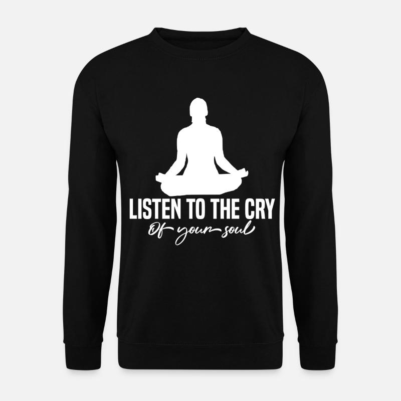 yoga - Unisex Pullover - Schwarz