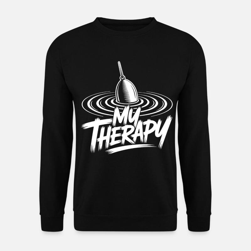 Fishing relaxed - Unisex Sweatshirt - black